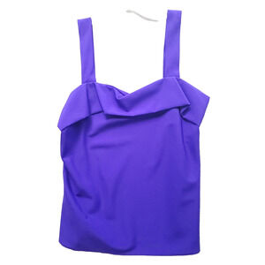 Lucie Ann II Satin Camisole Purple Vintage Size 34 USA
